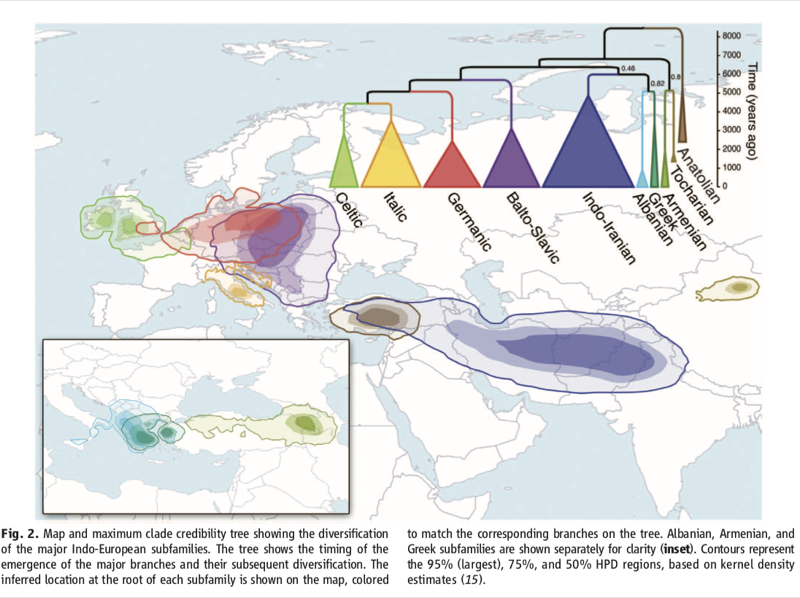 Mapping the Origins and Expansion of the Indo-European Language Family 